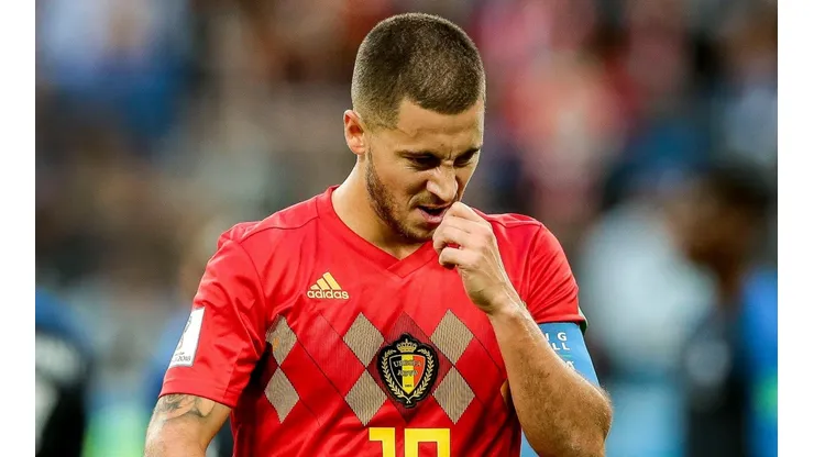 Hazard com a camisa da Bélgica (Foto: Ale Cabral/AGIF)