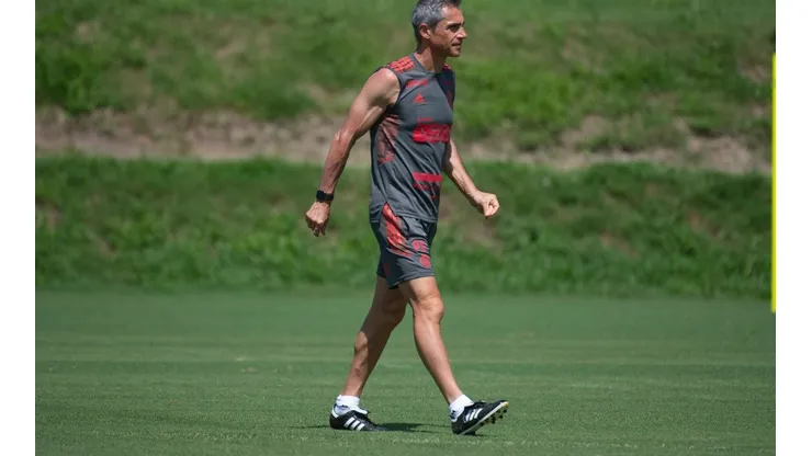 Foto: Flickr Oficial CR Flamengo/Alexandre Vidal | Elenco compra ideia de Paulo Sousa e comissão