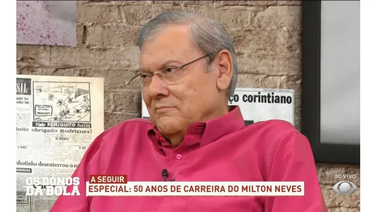 Foto: Reprodução TV Band/YouTube | Milton Neves manda recado a Abel Ferreira