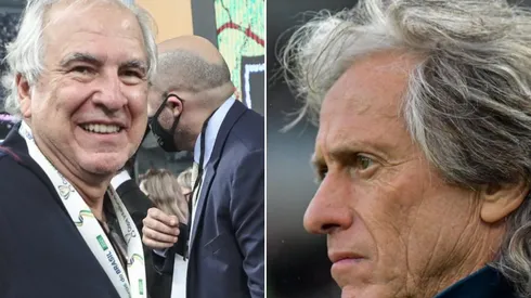 Foto Menin - Pedro Souza / Atlético - Foto Jorge Jesus - Thiago Ribeiro/AGIF