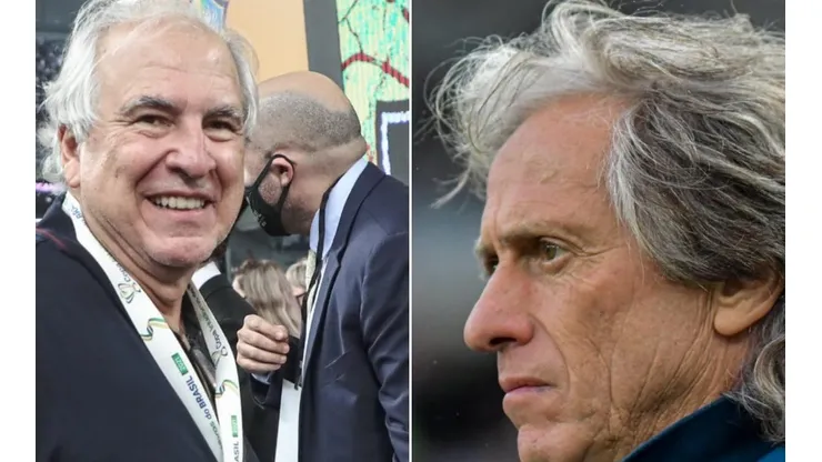 Foto Menin - Pedro Souza / Atlético - Foto Jorge Jesus - Thiago Ribeiro/AGIF
