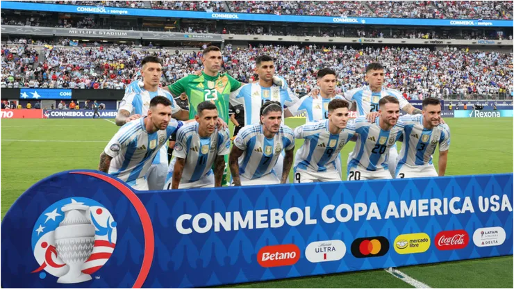 Foto: Elsa/Getty Images - Elenco da Argentina.
