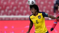 Foto: Dolores Ochoa-Pool/Getty Images | Hurtado foi convocado pela Seleção do Equador e atuou em uma partida