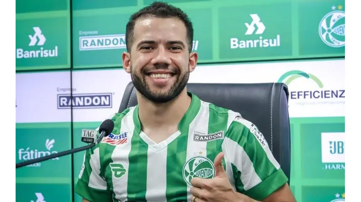 Fernando Alves/E.C Juventude / Rodrigo Soares é apresentado no Juventude: "Posso contribuir da melhor maneira"