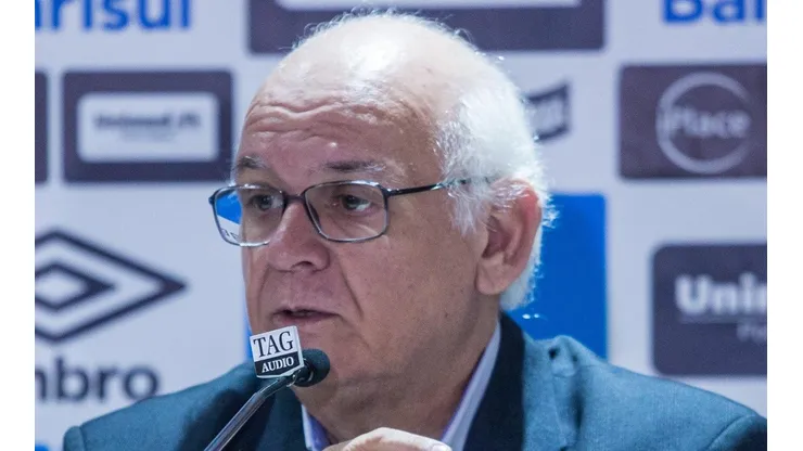 Foto: Lucas Uebel/Grêmio/Divulgação - Romildo Bolzan Júnior: presidente perdeu apoio de grupo político do clube