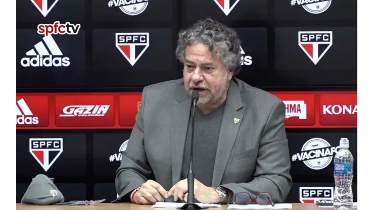 Foto: Reprodução SPFC TV/YouTube | Casares tem planejamento dedurado no mercado da bola