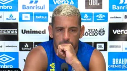Foto: Reprodução/YouTube - Diego Souza: renovou seu contrato com o Grêmio após saída ser anunciada
