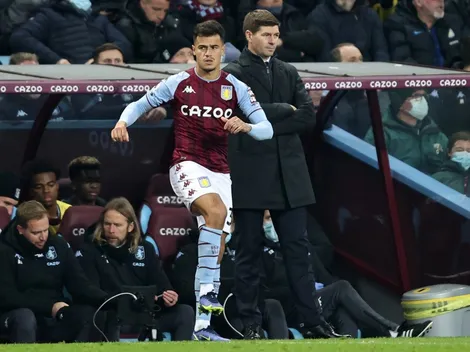 Philippe Coutinho estreia com gol pelo Aston Villa e Gerrard rasga elogios ao jogador: "Encantado"