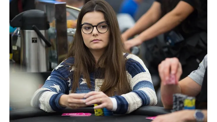 Laurie Tournier em ação no BSOP (Foto: Carlos Monti/BSOP)
