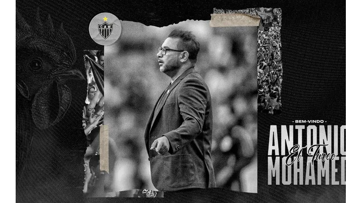 Antonio Mohamed é o novo técnico do Atlético-MG (Foto: Twitter oficial do Atlético-MG)