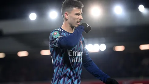 Michael Regan/Getty Images - Gabriel Martinelli vive grande fase no Arsenal