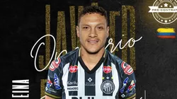 Foto: Divulgação/Operário FC - Reina é o novo reforço do Operário para 2022