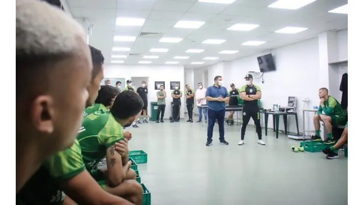 Fernando Alves/E.C Juventude/ Juventude tem um caso de Covid-19 na apresentação do elenco para a temporada 2022