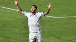 Thiago Ribeiro/AGIF - Renato comemorando gol pelo Avaí