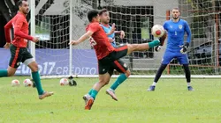 Portuguesa fazendo treinamento comandado por Sérgio Soares (Foto: Twitter oficial da Portuguesa)