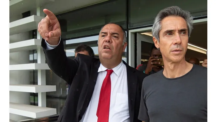 Foto: Alexandre Vidal/CRF - Braz deixou claro que permanência de Thiago Maia vinha sendo trabalhada antes do anúncio de Paulo Sousa