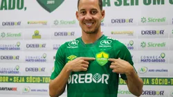 Cuiabá apresenta meia Rodriguinho, ex-Corinthians e Bahia (Foto: AssCom Dourado)