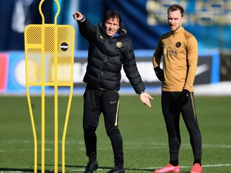 Conte vai a publico e se posiciona em relação a retorno de Eriksen ao Tottenham