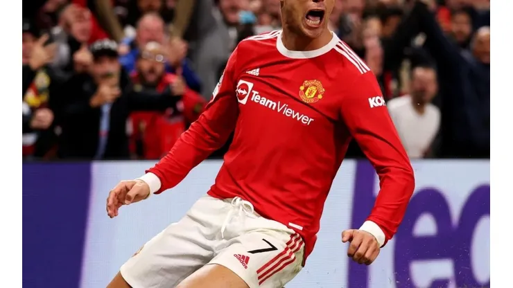 Cristiano Ronaldo comemora gol da virada sobre o Atalanta I Foto: Naomi Baker / Getty Images