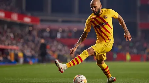 Daniel Alves voltou a jogar pelo Barcelona em La Liga deixando uma assistência