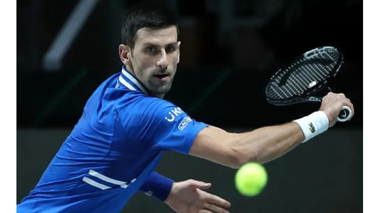 No começo de dezembro, Djokovic esteve defendendo a Sérvia na Copa Davis