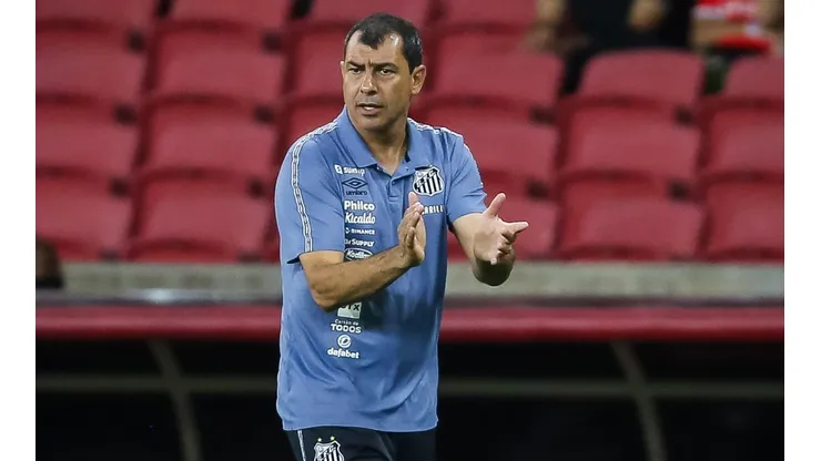 Foto: Pedro H. Tesch/AGIF - Fábio Carille, treinador do Santos
