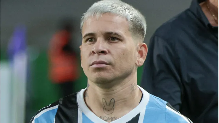 Soteldo durante partida entre Grêmio e Estudiantes, no Couto Pereira, pela Copa Libertadores da América, no dia 08/06/2024.