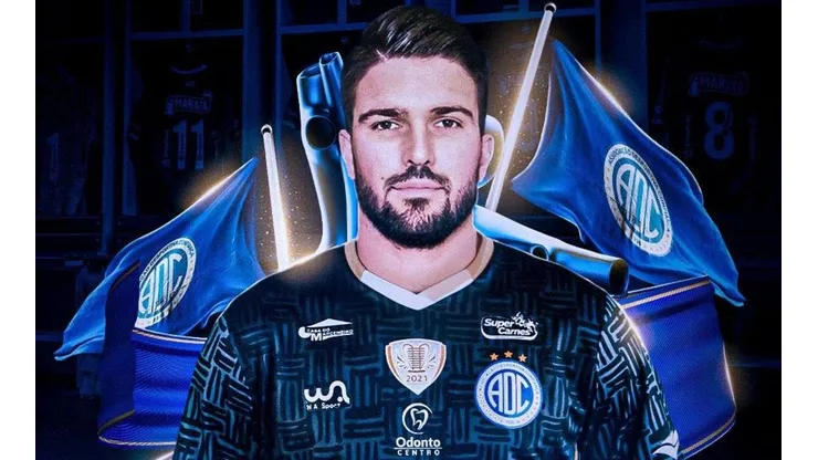 Foto: (Twitter Oficial Confiança/@adc_confianca/Divulgação) - O presidente do Confiança, Hyago França, tinha 'adiantado' a contratação de um goleiro nesta quarta (5)