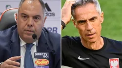 Fotos: Alexandre Vidal/Flamengo/Divulgação e ADAM NURKIEWICZ/Getty Images/Polônia - Braz e Paulo Sousa: dupla já conversou sobre reforços para o Mengão