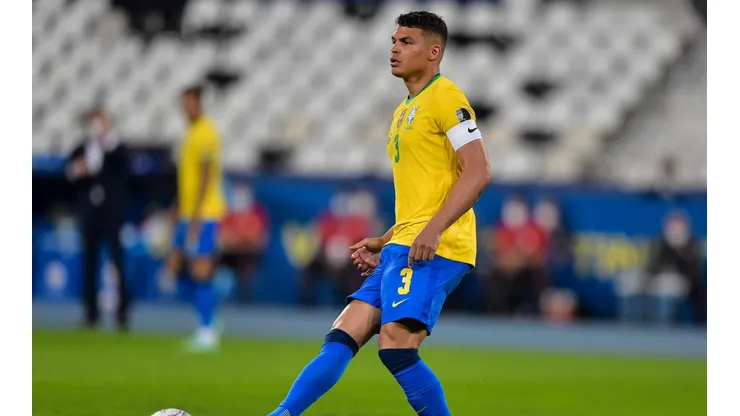 O zagueiro Thiago Silva (Foto: Thiago Ribeiro/AGIF)