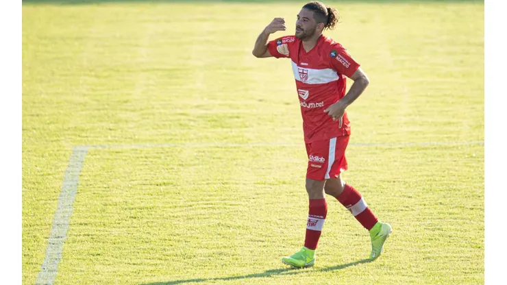 Jorge Rodrigues/AGIF -Diego Torres, meio-campista do CRB