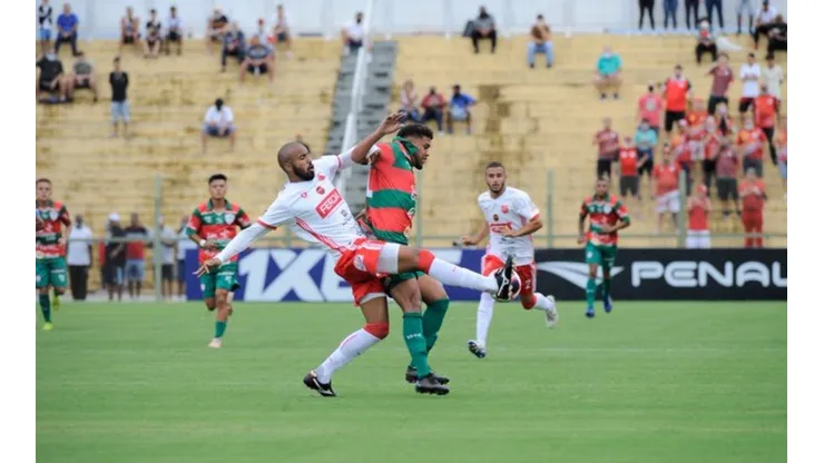 Portuguesa ficou no empate em 0 a 0 com União Mogi (Foto: Dorival Rosa/Portuguesa)