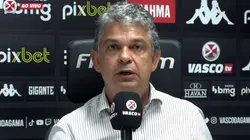 Foto: Reprodução Vasco TV/YouTube | Calos Brazil 'dedura' planejamento do Vasco para 2022