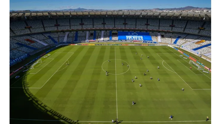 Pedro Vilela/Getty Images - Cruzeiro em jogo do Brasileirão Série B no Mineirão