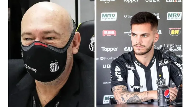 Fotos: Bruno Cantini / Atlético e Ivan Storti/Santos FC