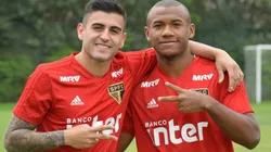 Foto: RUBENS CHIRI/SAOPAULOFC.NET - Liziero (à esq.) interessa a Medina para reforçar elenco do Inter para 2022