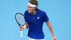 Tsitsipas perdeu para o argentino Diego Schwartzman na ATP Cup (Getty Images)