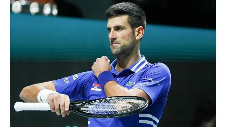 Novak Djokovic - Croatia - Davis Cup Finals 2021 - Semifinal 1