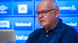 Foto: Lucas Uebel/Grêmio/Divulgação: Bolzan: exaltou as qualidades do jovem atacante