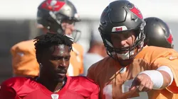 Antonio Brown foi contratado sob muitas polêmicas e deixa os Buccaneers após duas temporadas com a equipe (Getty Images)