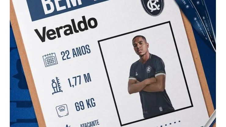 Foto: Divulgação/Clube do Remo: Veraldo é o mais novo reforço do Remo