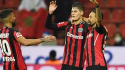 Frederic Scheidemann/Getty Images - Patrik Schick de Bayer 04 Leverkusen festejando gol
