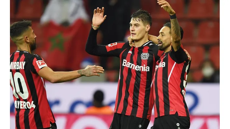 Frederic Scheidemann/Getty Images - Patrik Schick de Bayer 04 Leverkusen festejando gol