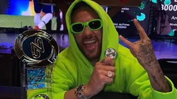 Neymar venceu outro torneio de poker (Foto: Reprodução Redes Sociais)