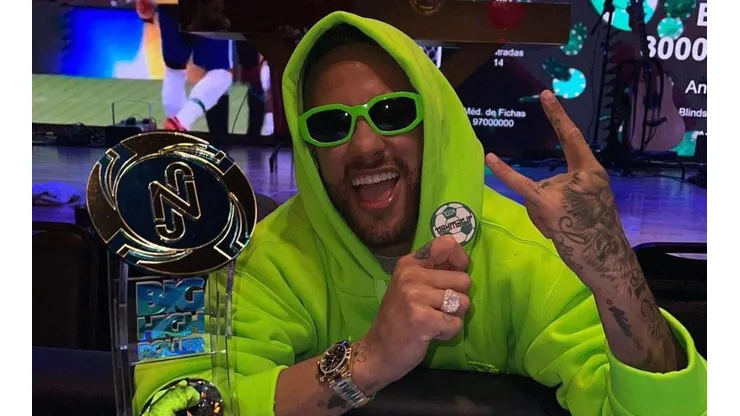 Neymar venceu outro torneio de poker (Foto: Reprodução Redes Sociais)