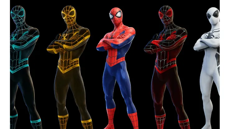 Fortnite: todos os estilos da skin do Homem-Aranha no Capítulo 3 Temporada 1