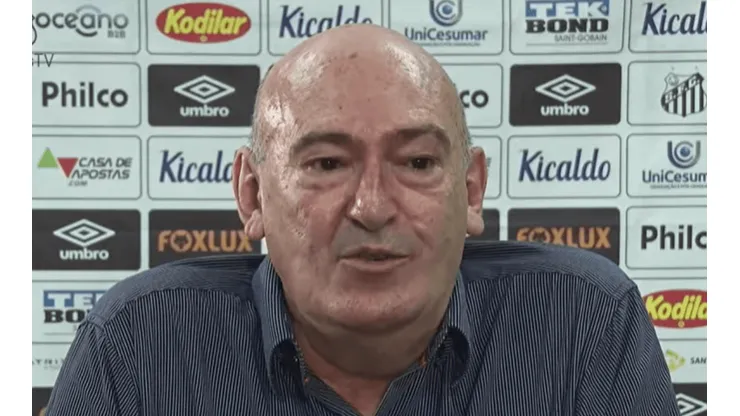 Foto: Reprodução/Youtube/SantosTV - Rueda, presidente do Peixão