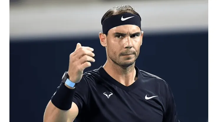 Nadal em ação no Mubadala World Tennis Championship, na semana passada