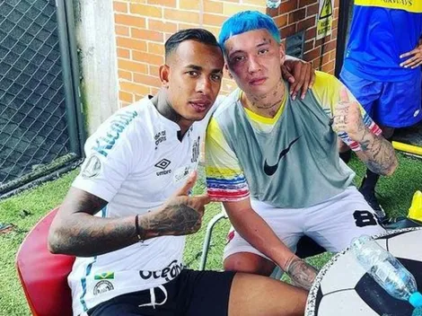 "Segue no Boca?" Villa apimenta treta com Riquelme e veste camisa do Santos