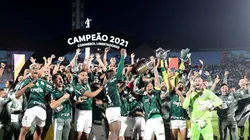 Agencia Gamba/Getty Images/ Bônus da Crefisa por título da Libertadores nem entrará no caixa do Palmeiras; premiação irá abater dívida